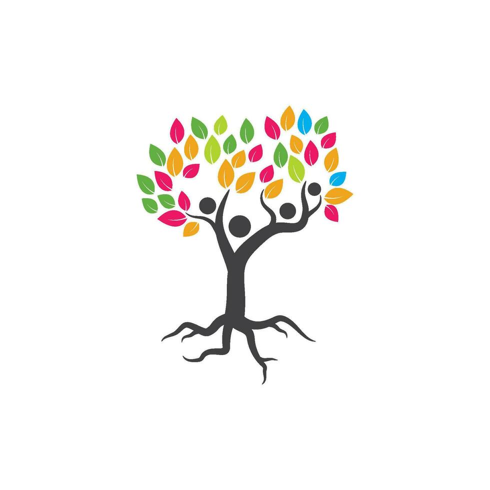 Tree branch vector ilustration design