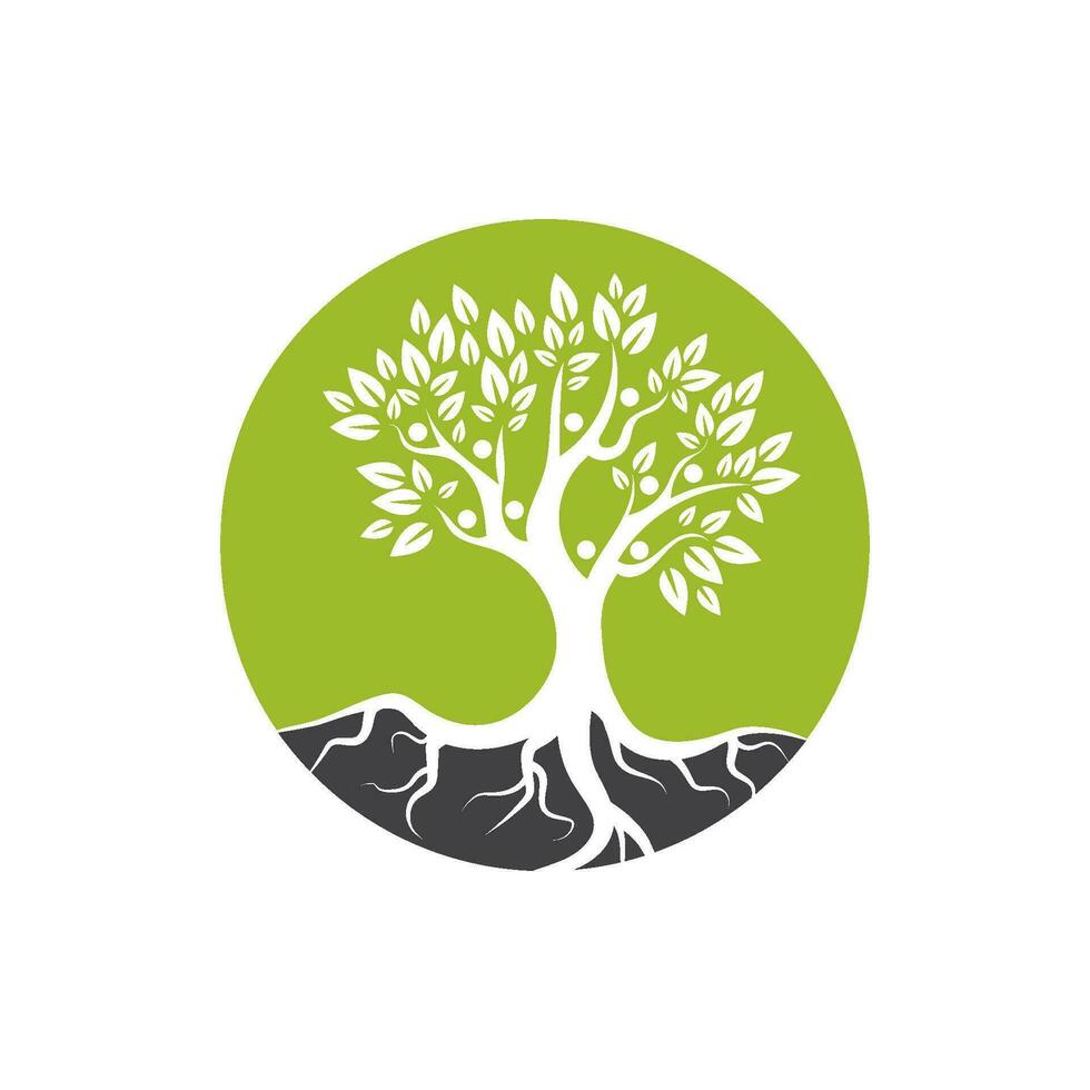 Tree branch vector ilustration design