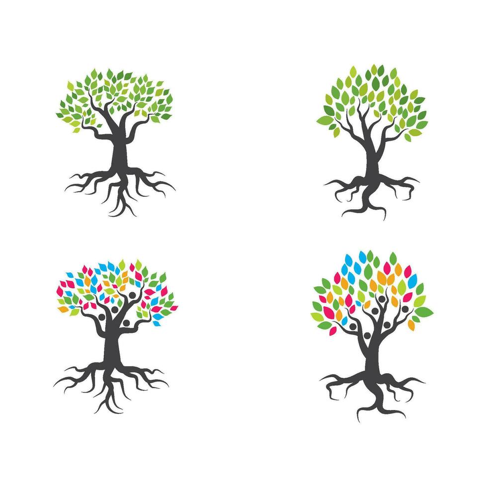 Tree branch vector ilustration design