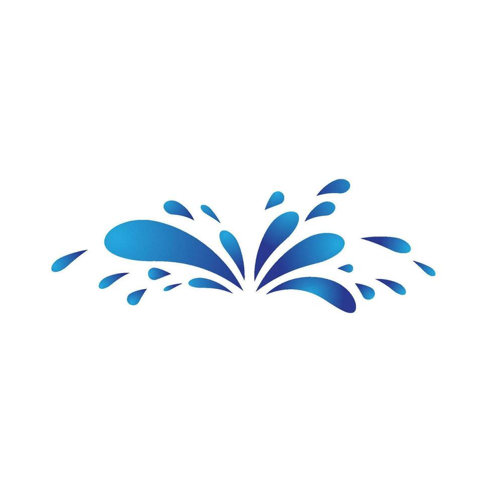 Water wave icon vector