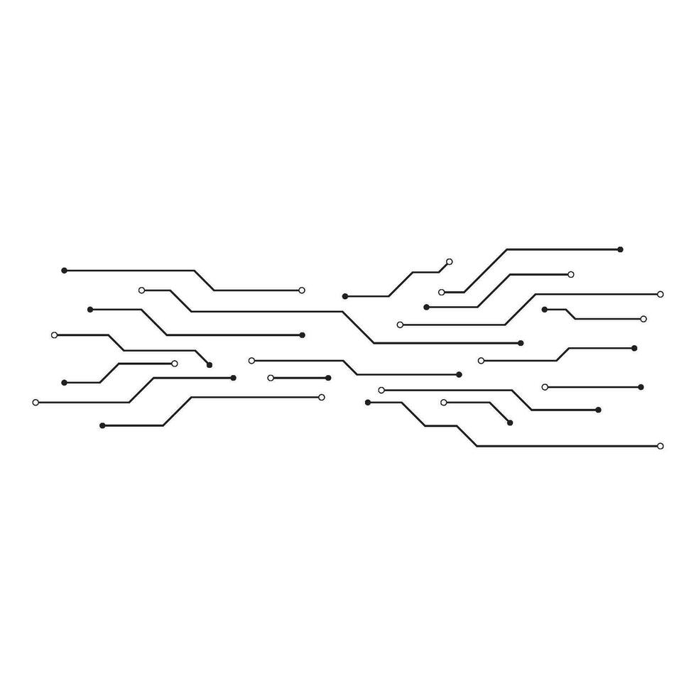 Circuit illustration design vector