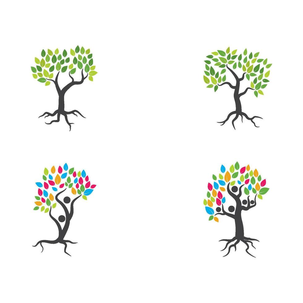 Tree branch vector ilustration design