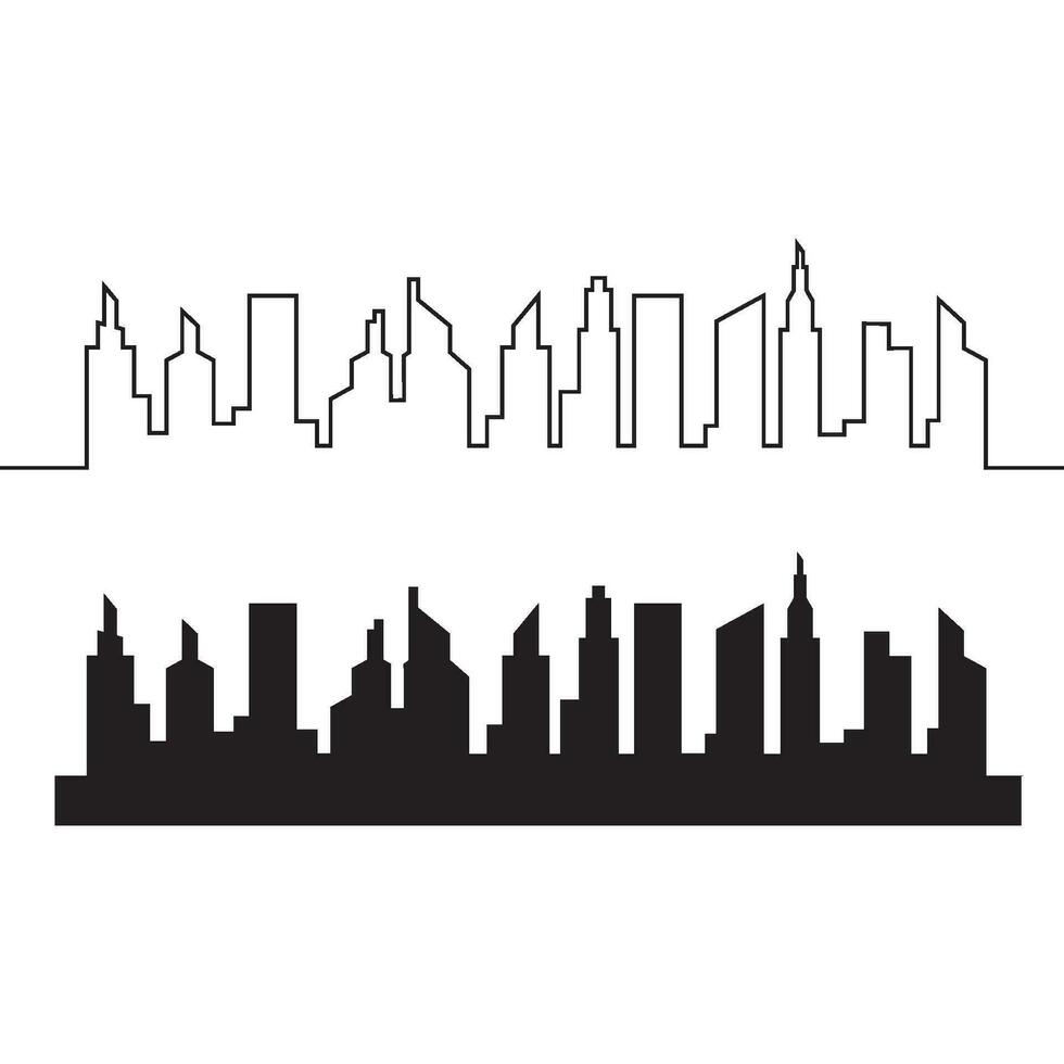 Modern City skyline vector