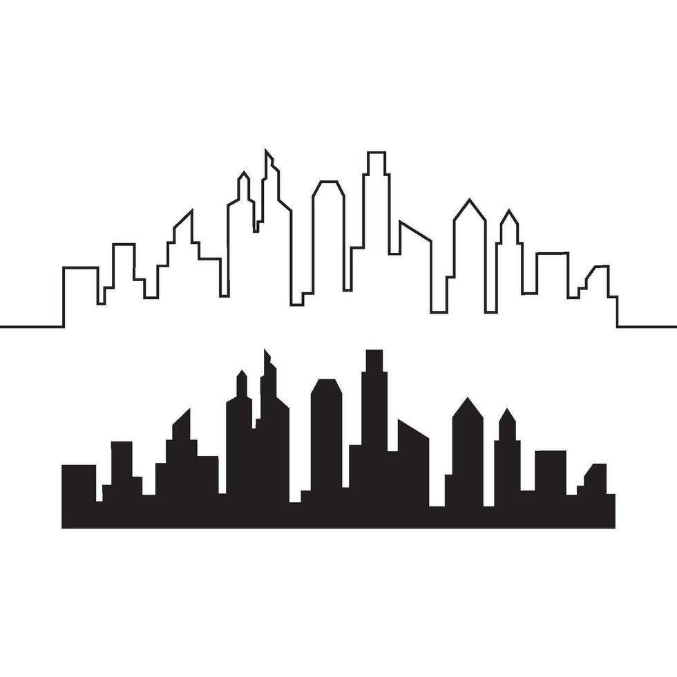 Modern City skyline vector
