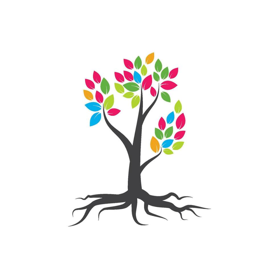 Tree branch vector ilustration design