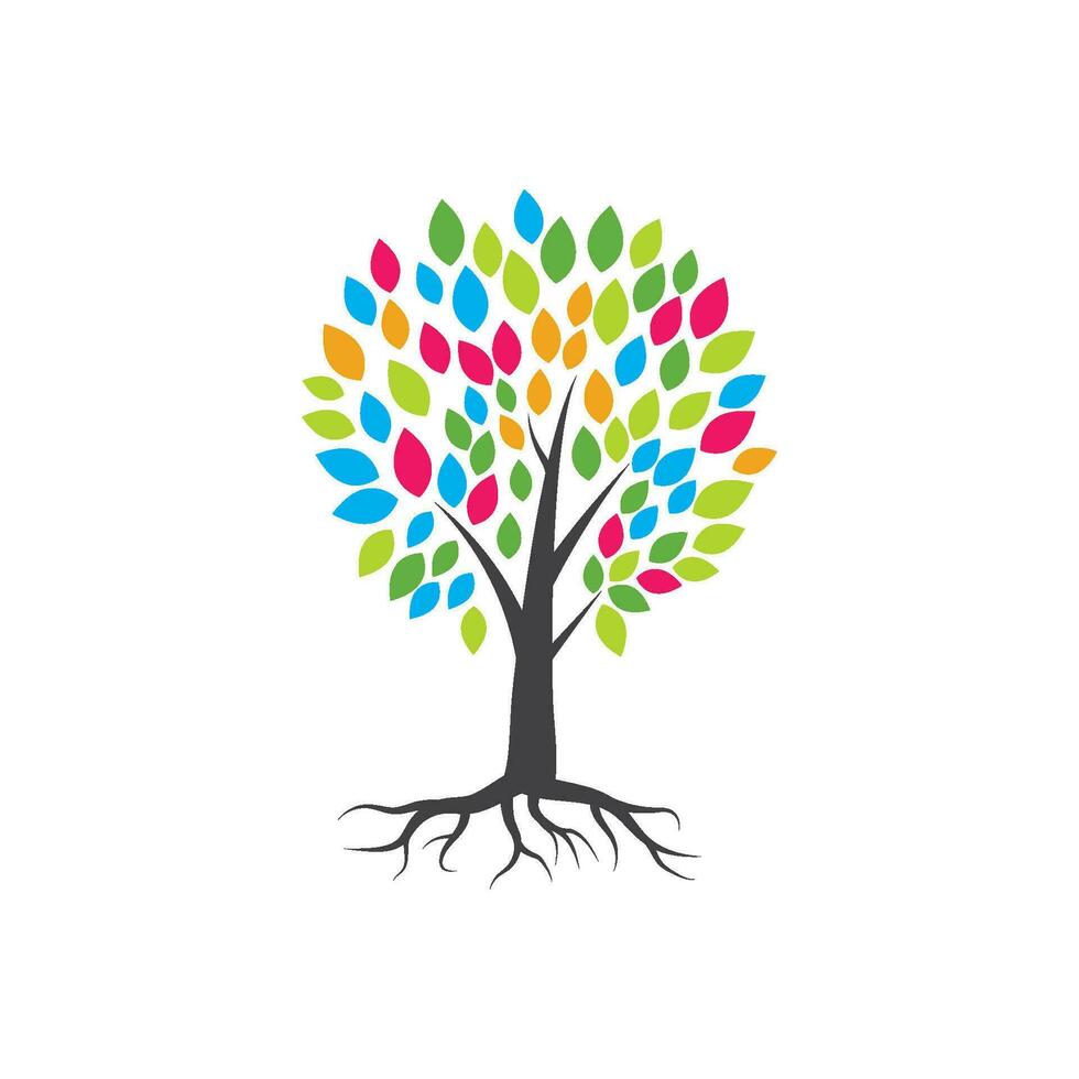 Tree branch vector ilustration design