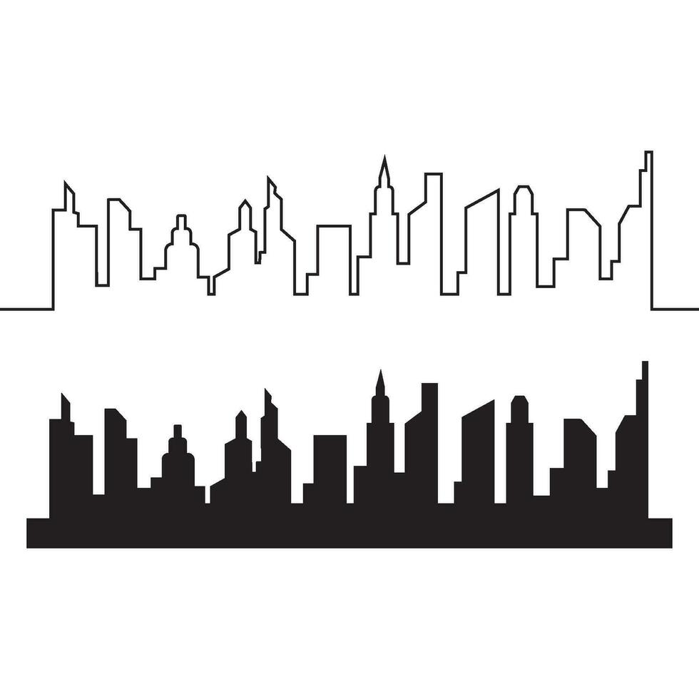 Modern City skyline vector
