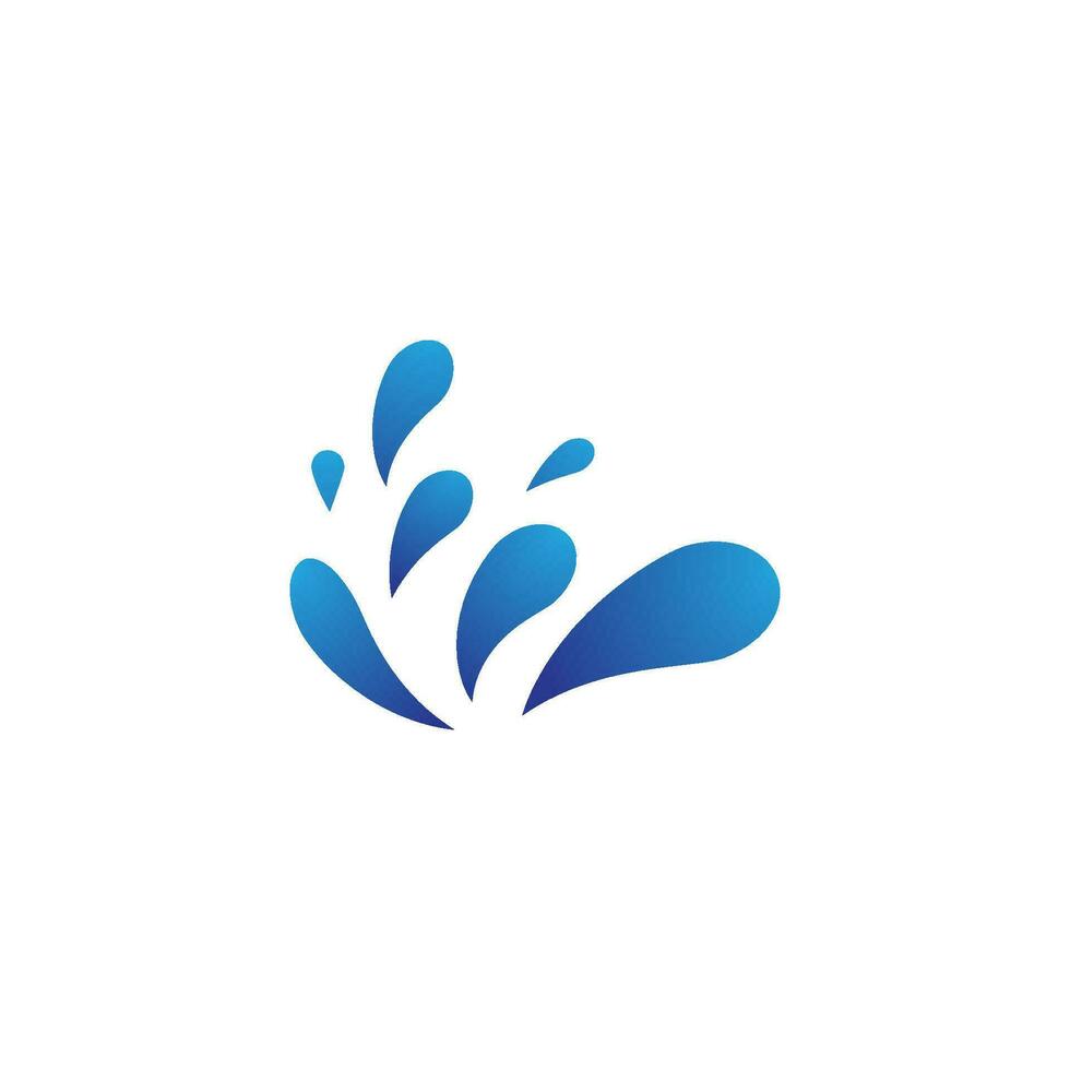 Water wave icon vector