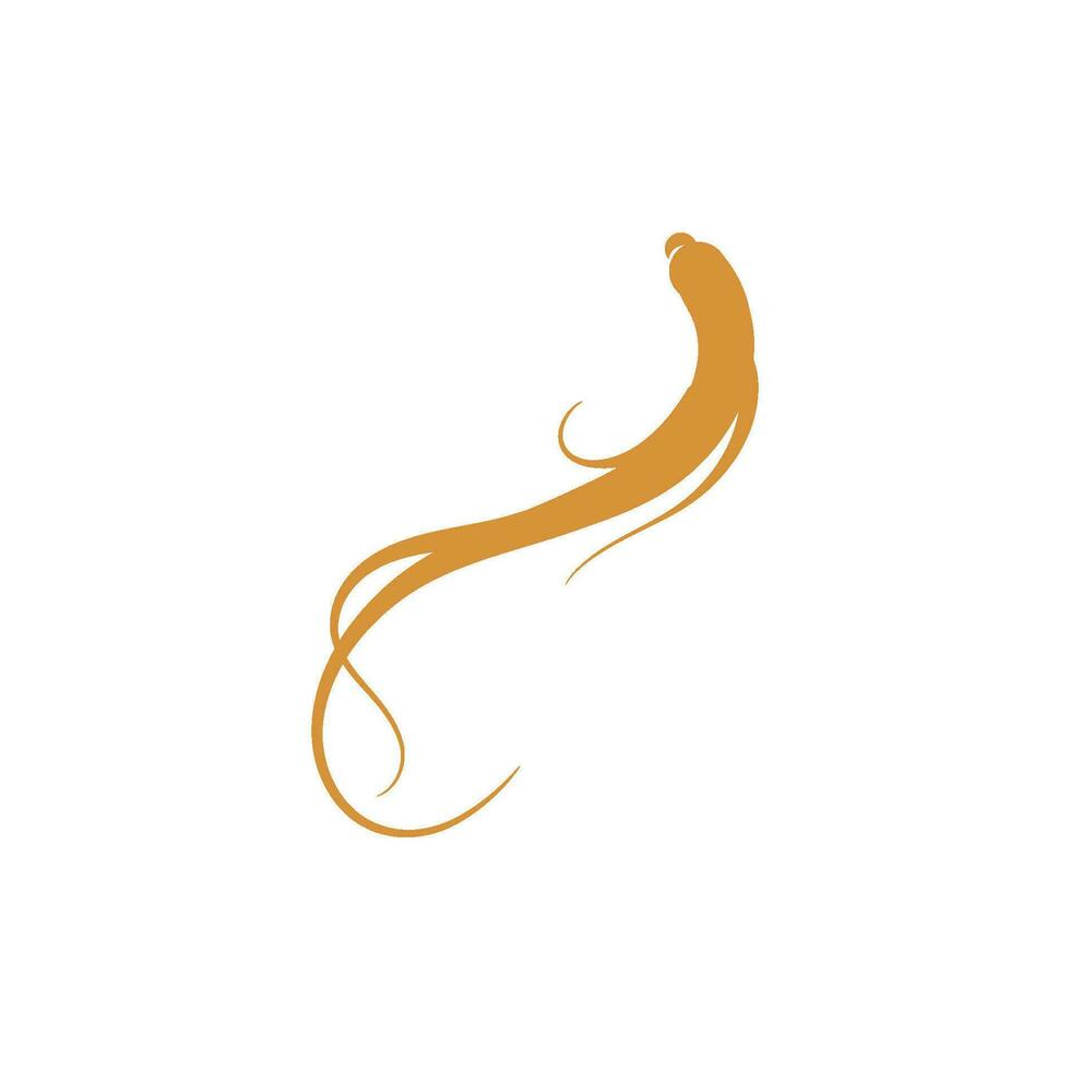 Ginseng vector icon illustration
