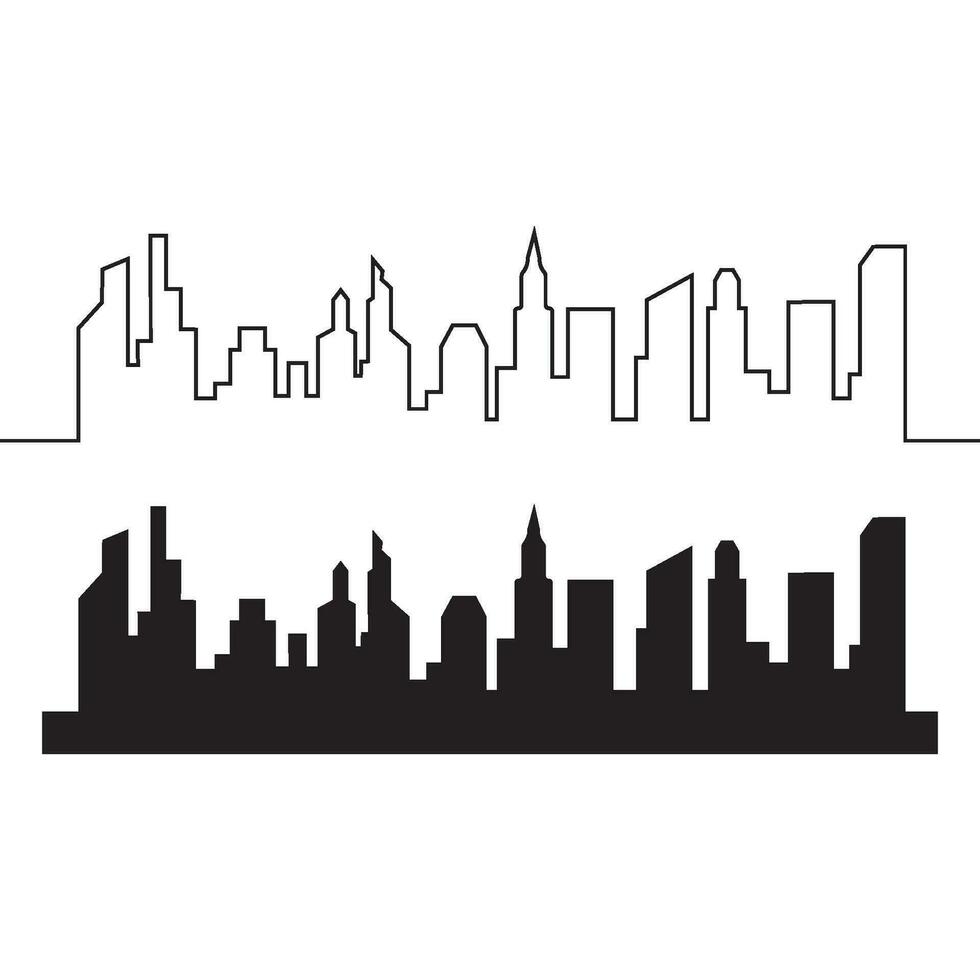 Modern City skyline vector