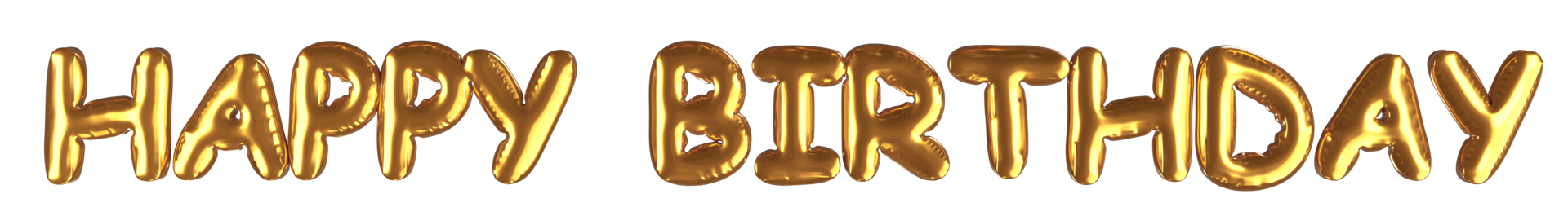 happy birthday. Golden balloon letters on the background. For designing birthday card infographics png