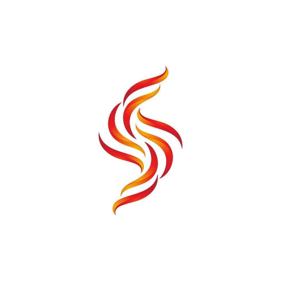 flame icon fire vector design
