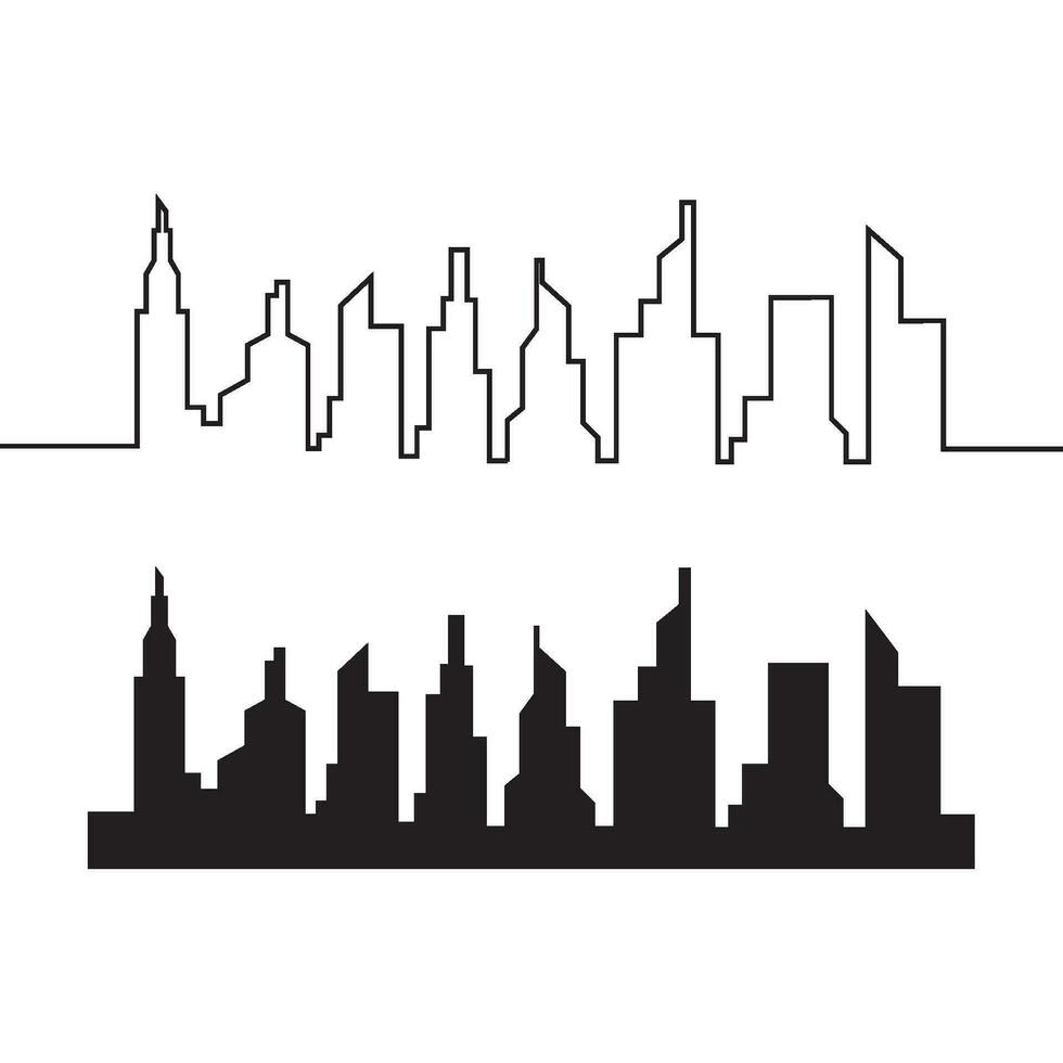 Modern City skyline vector