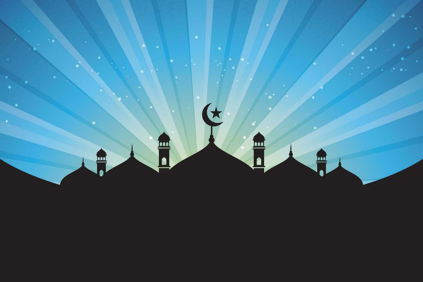 Moslem background vector Illustration