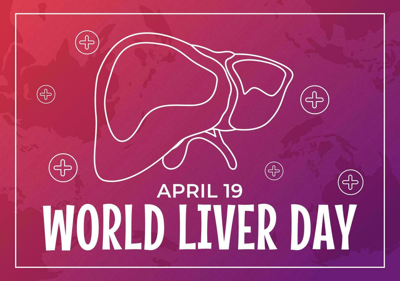 World Liver Day Vector Illustration on April 19th to Raise Global Awareness of Hepatitis and Healthy in Flat Cartoon Background Design