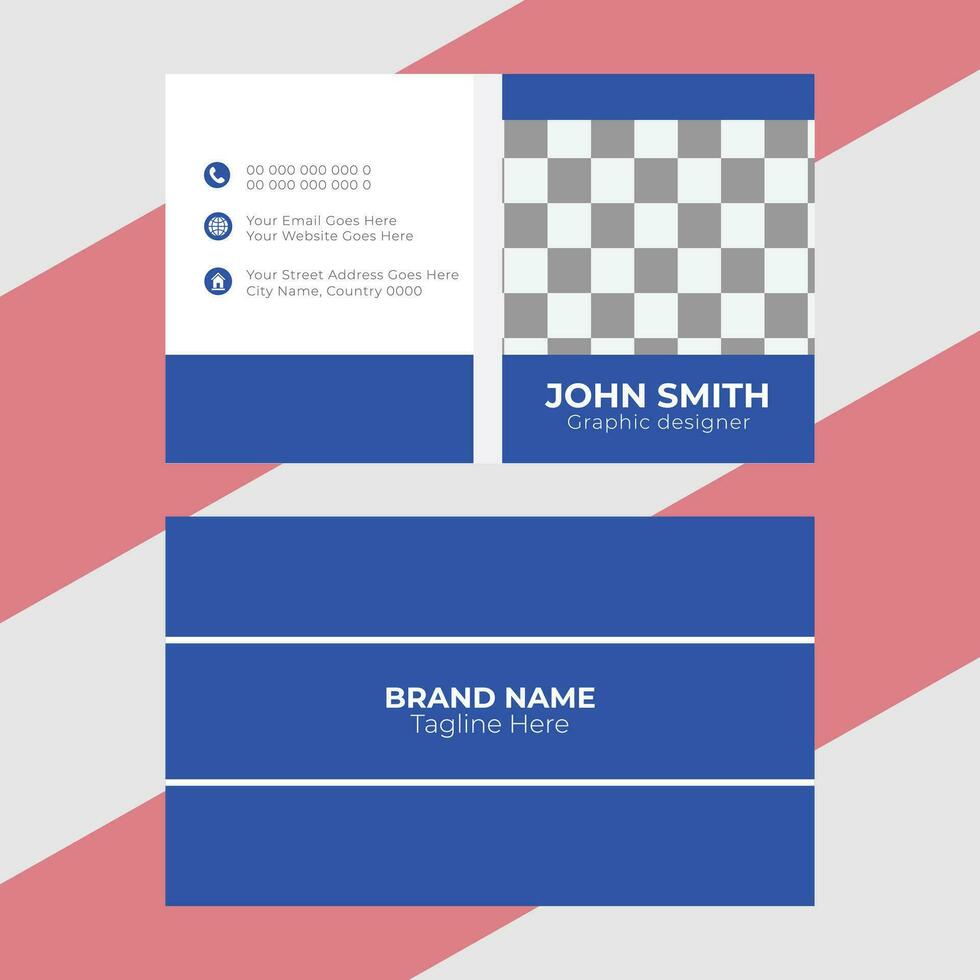 Business card design vector