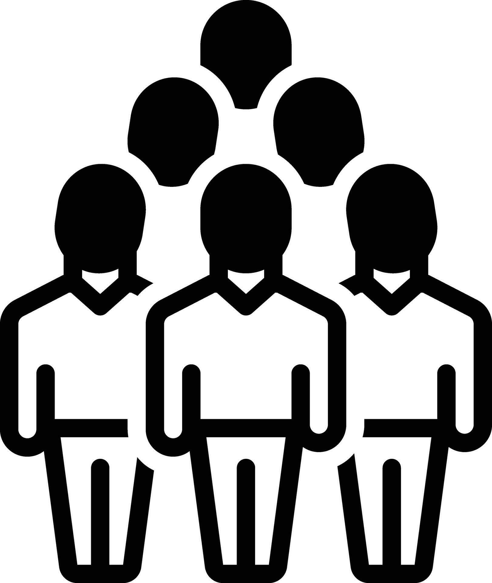 Solid icon for crowd 35770788 Vector Art at Vecteezy