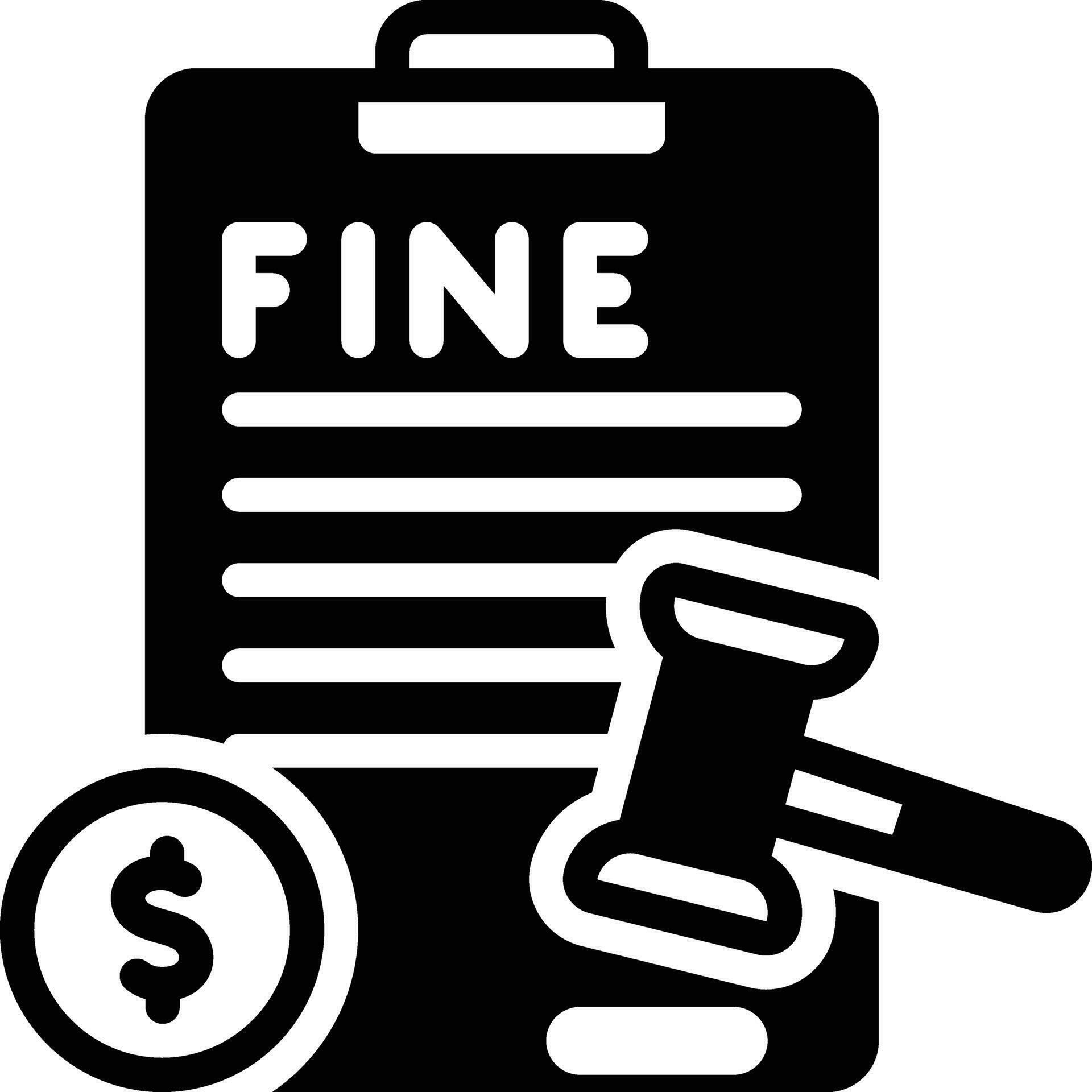 Solid icon for penalties 35770813 Vector Art at Vecteezy