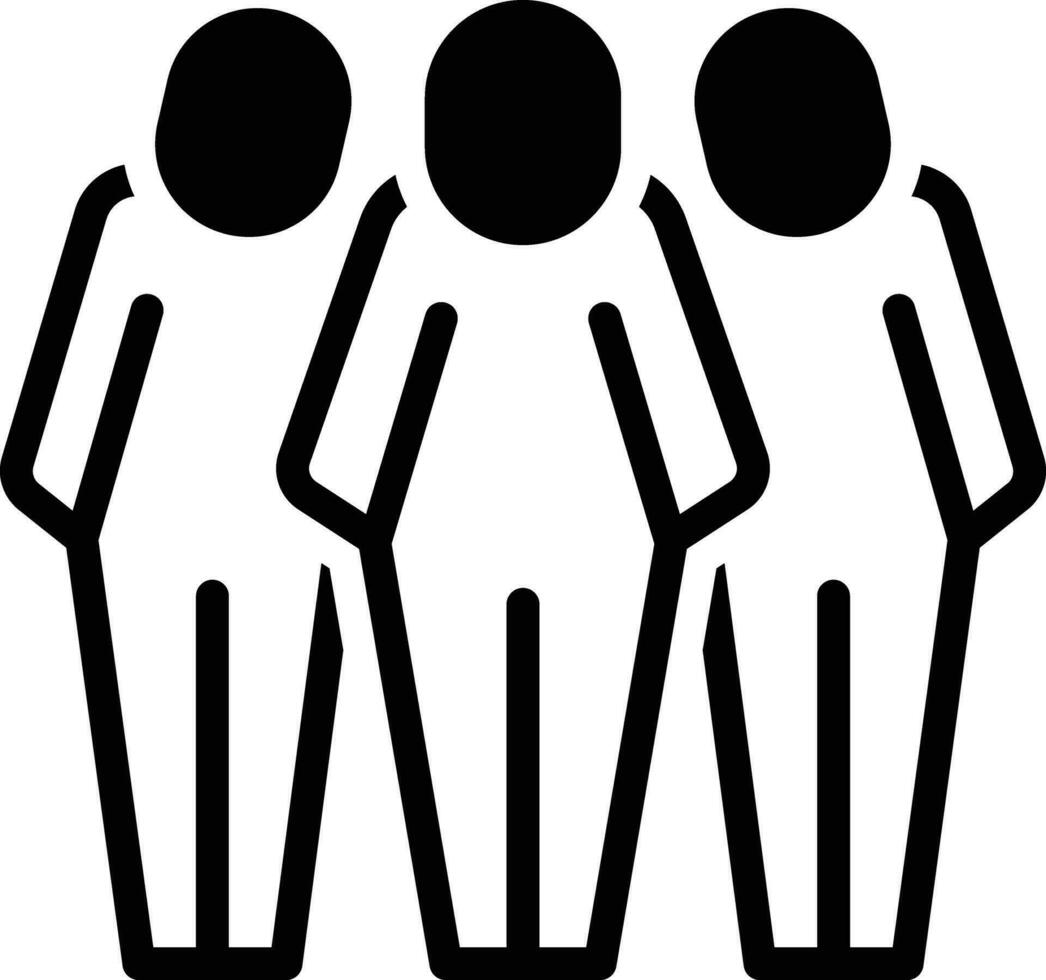 Solid icon for related vector