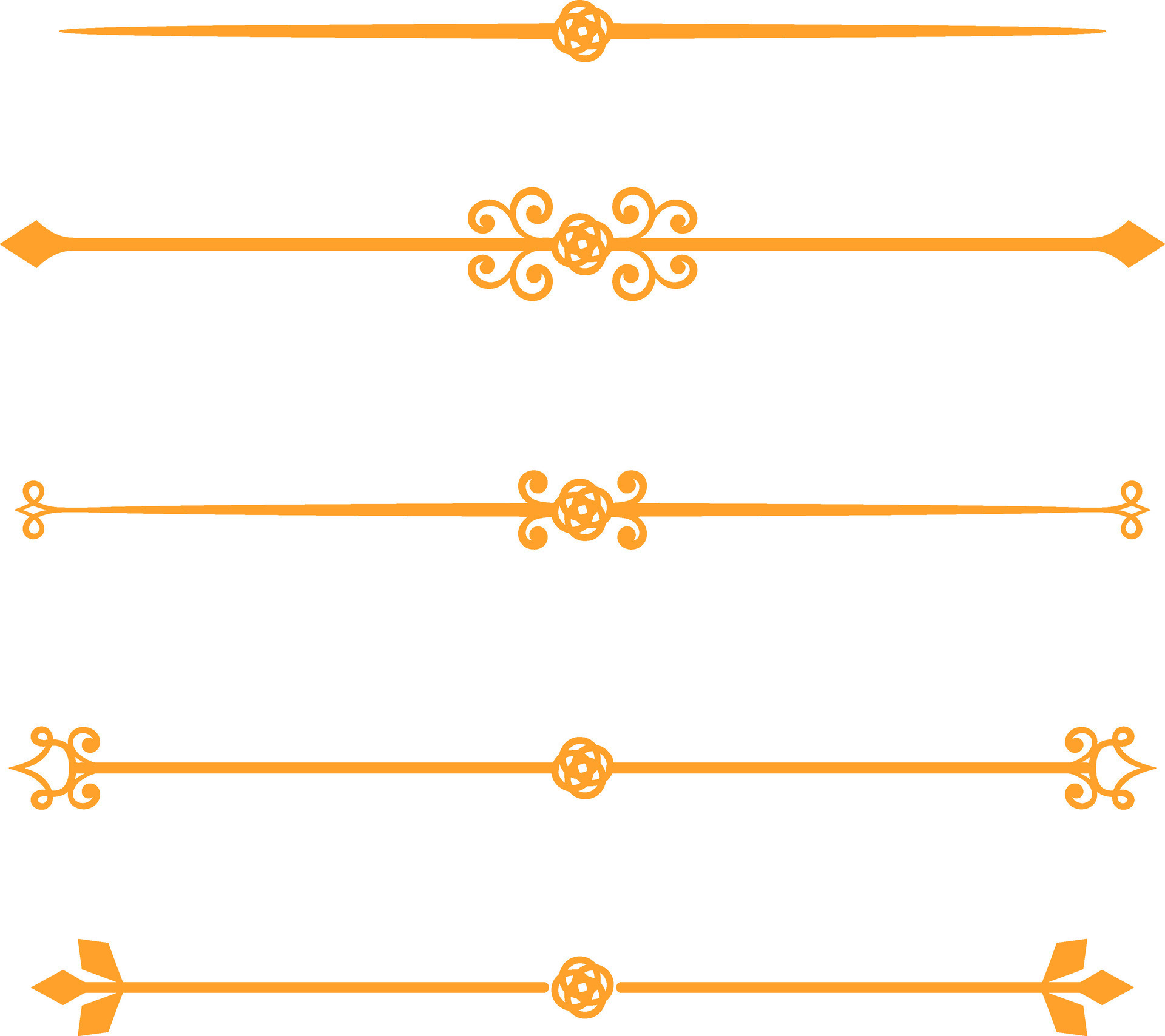 Vector set line border 35770925 Vector Art at Vecteezy