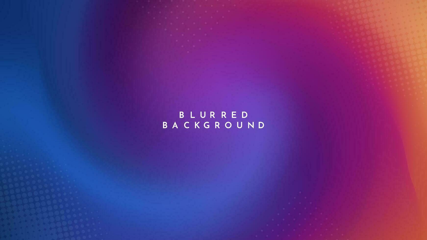 Gradient blurred background in shades of blue and orange. Ideal for web banners, social media posts, or any design project that requires a calming backdrop vector