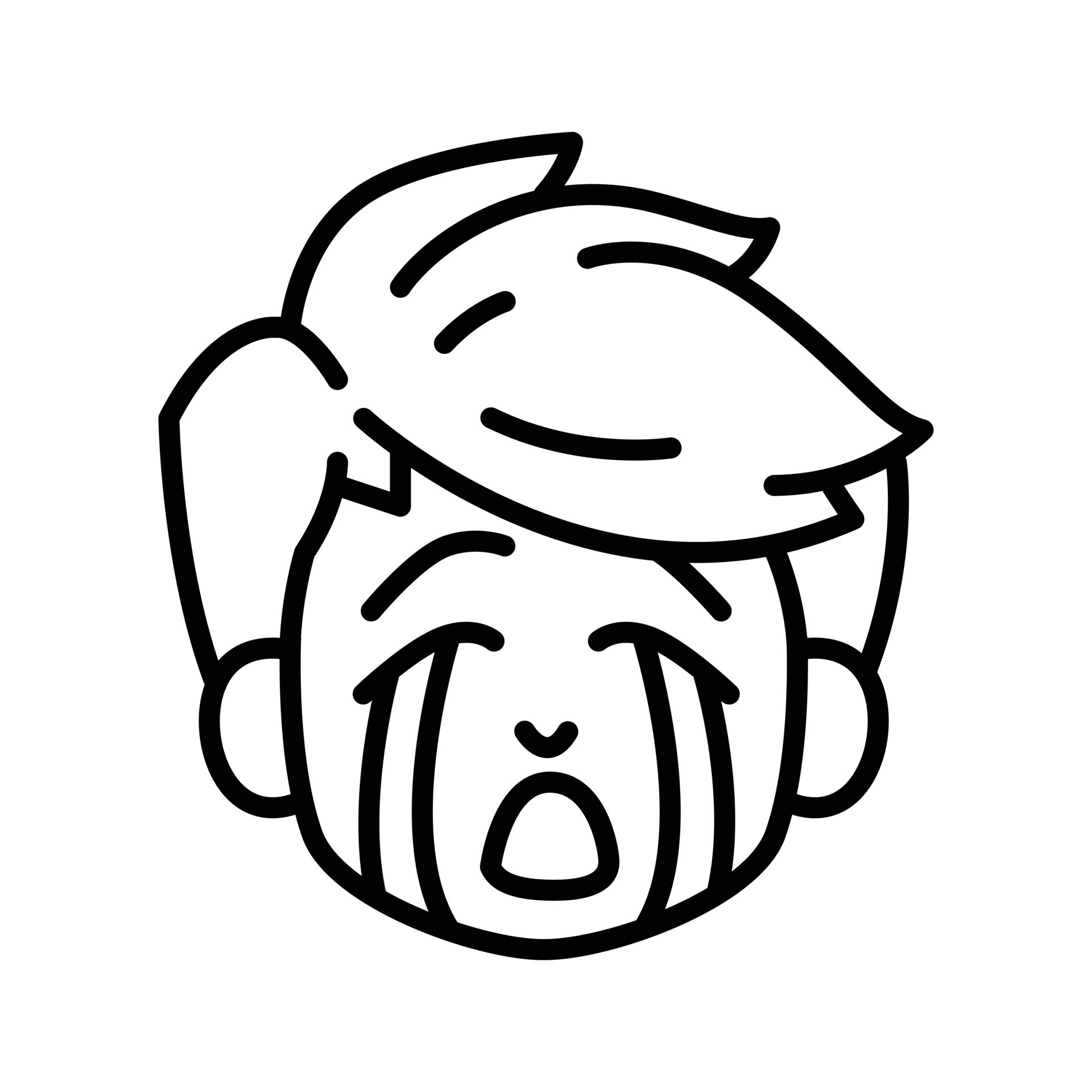 Boy Showing Face Crying Expression Emotions Avatars Vector 35771340