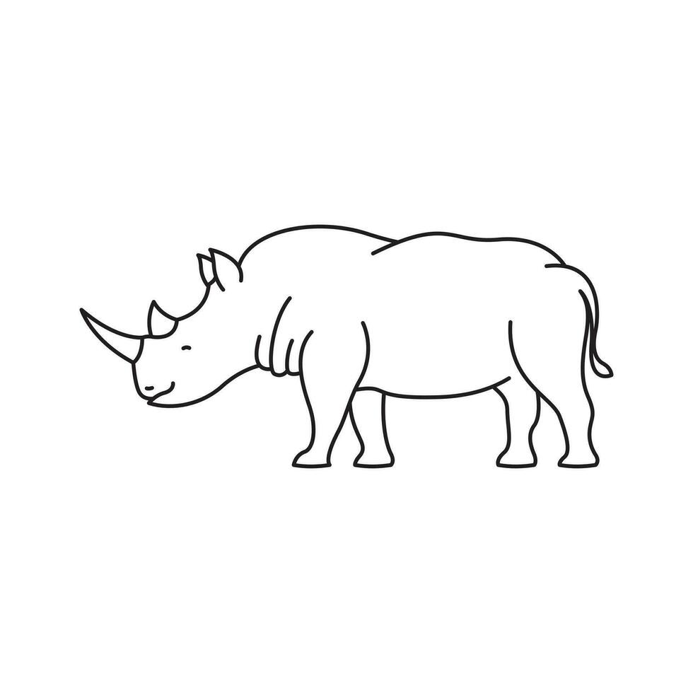 Line Art Animals Monoline Vector Collection