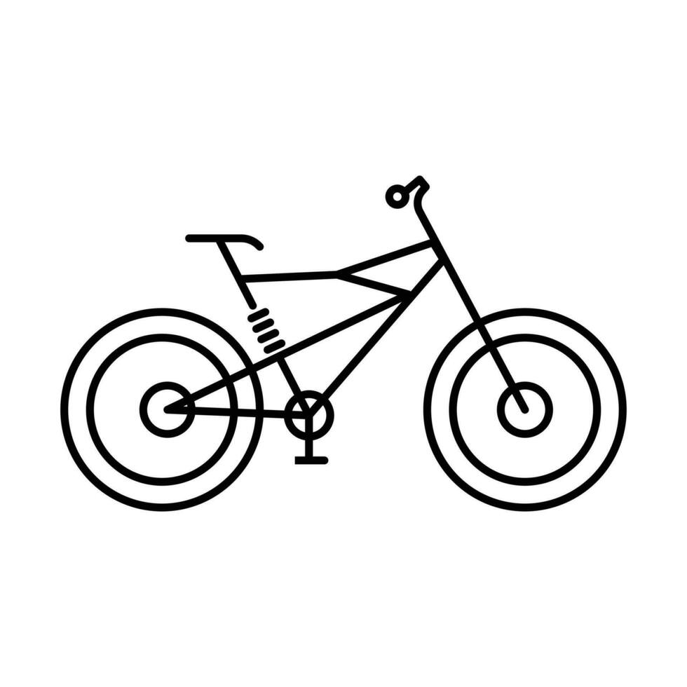 varios modelos y estilos conjunto de bicicletas vector