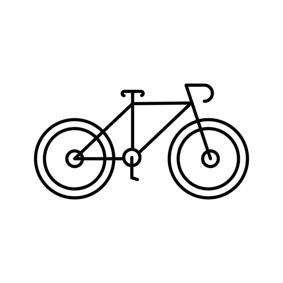 varios modelos y estilos de bicicleta vector