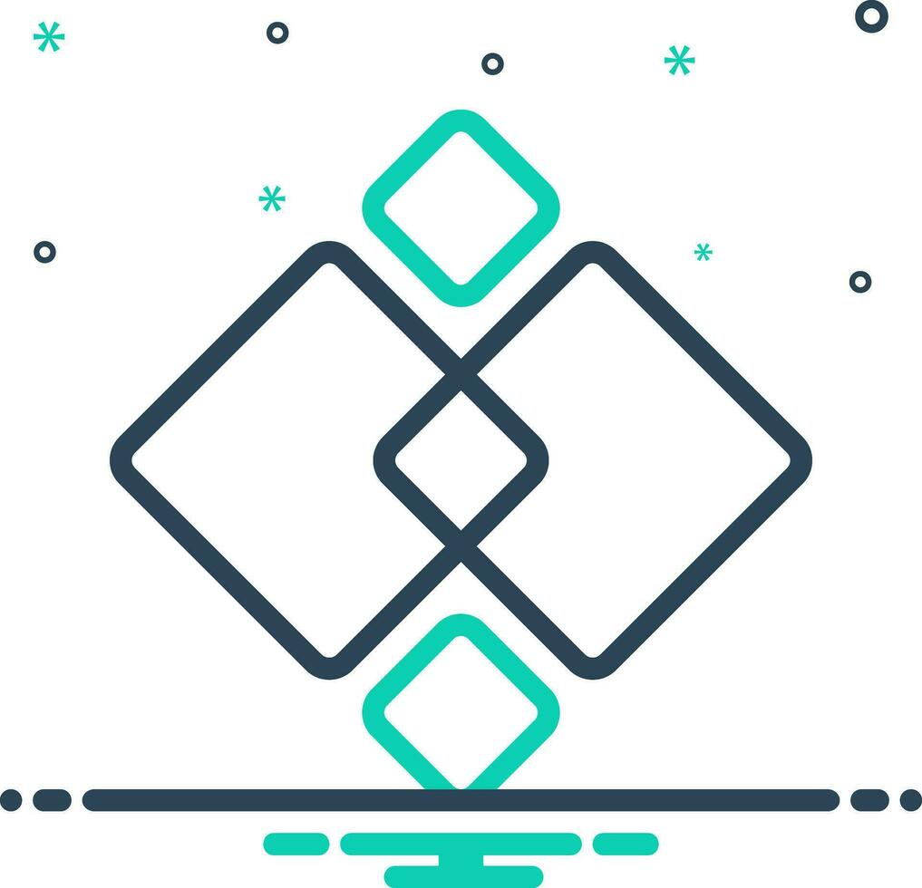 mix icon for common vector