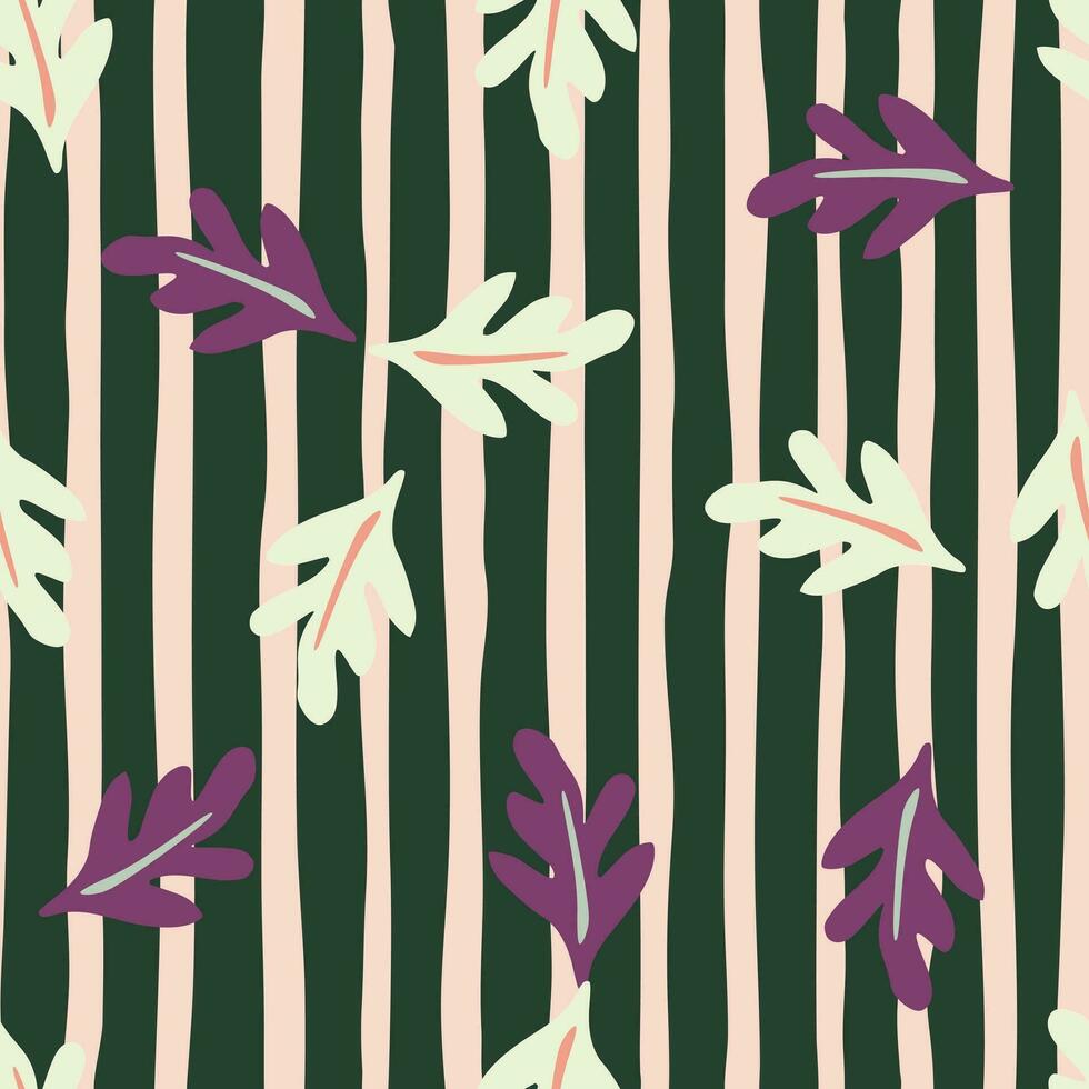Elegant seamless leaves pattern. vector