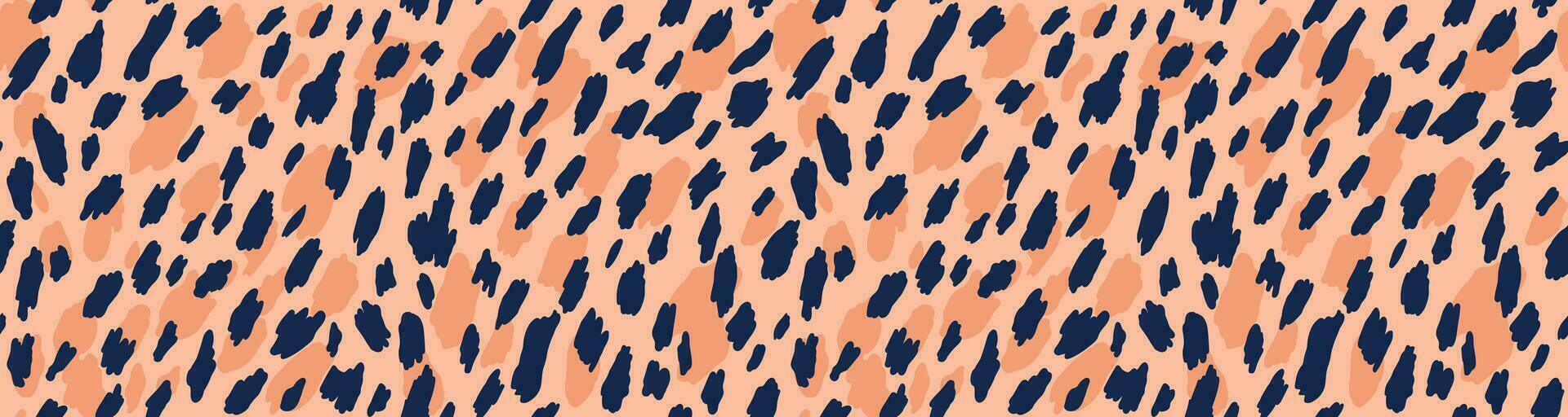 Exotic leopard seamless print pattern. Abstract animal skin texture. vector