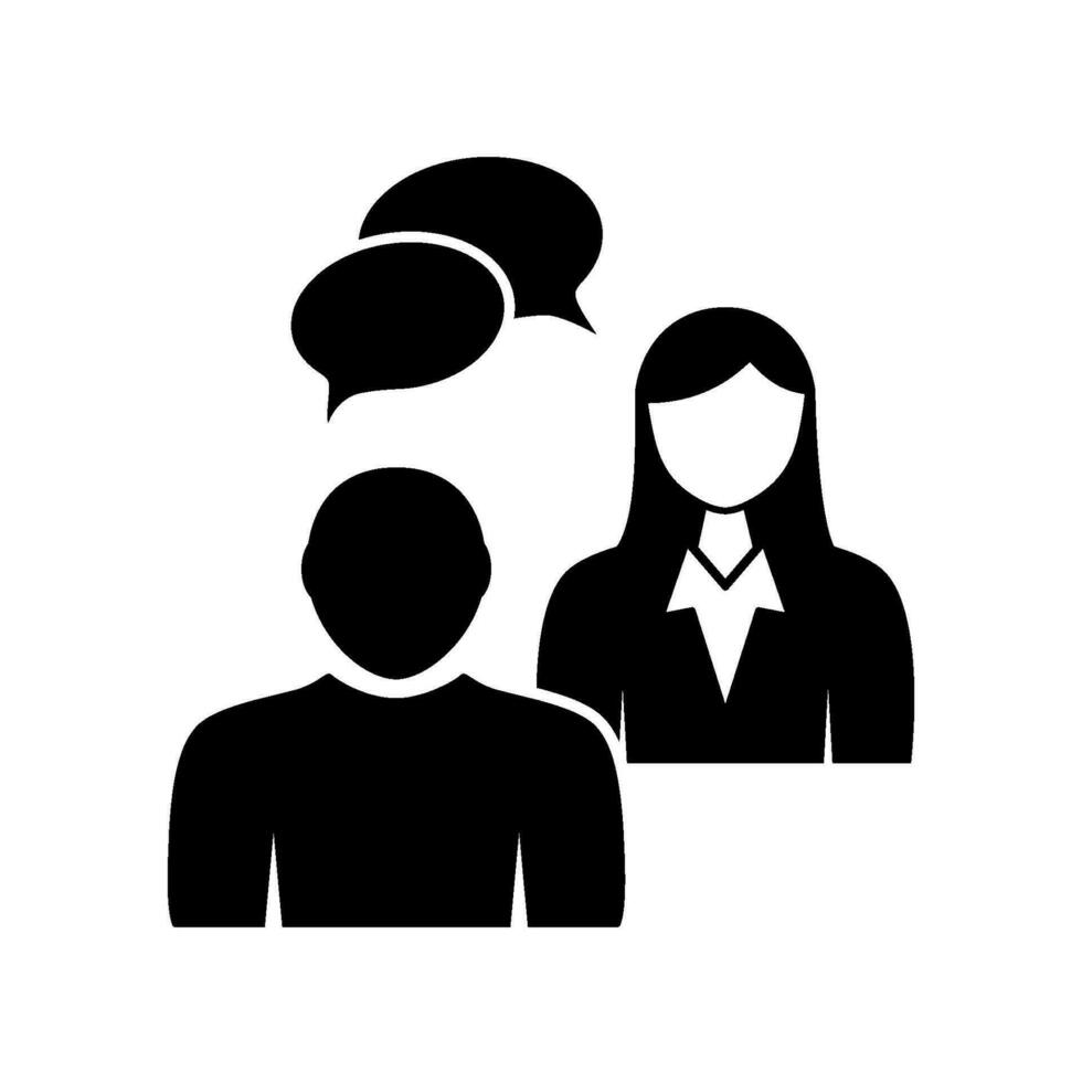 conversation and communication icon vector