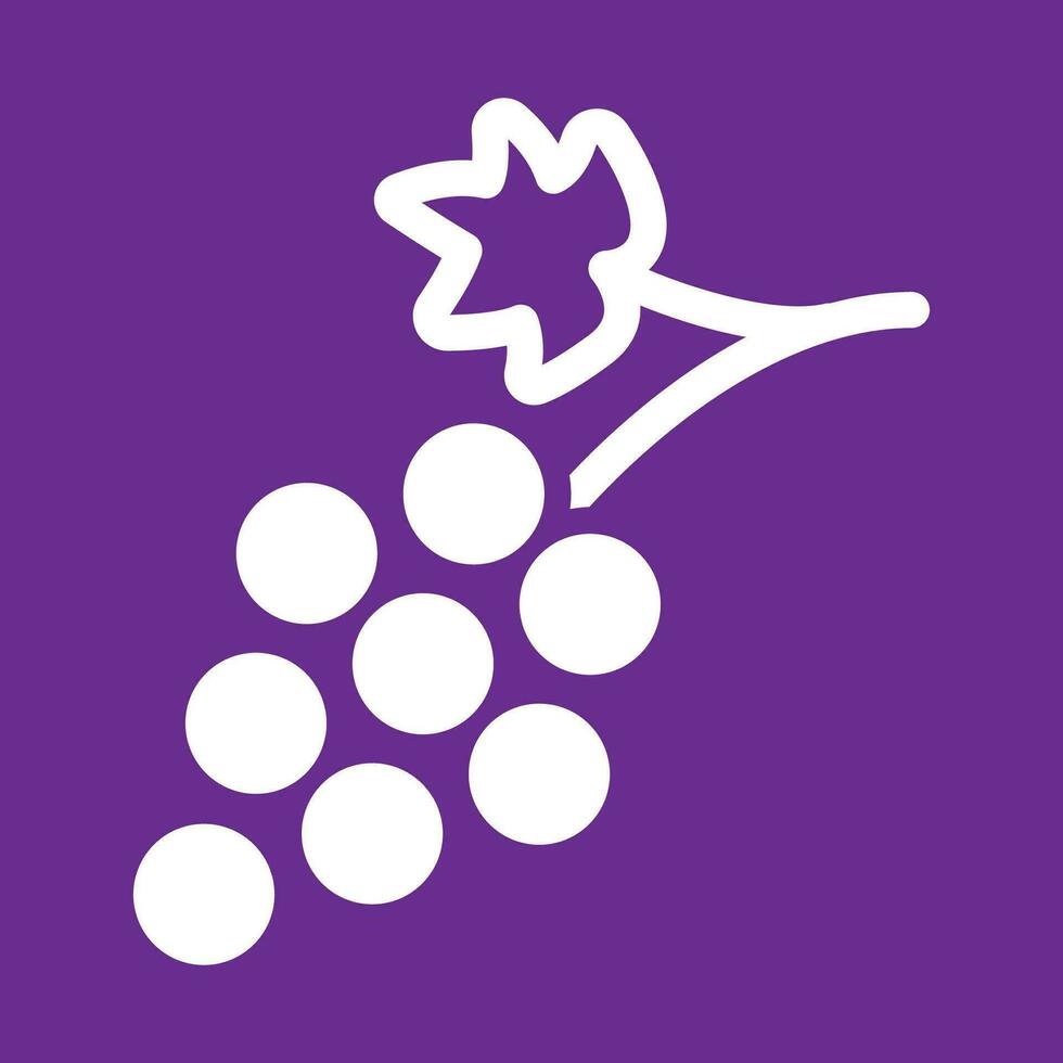 uvas logo modelo vector