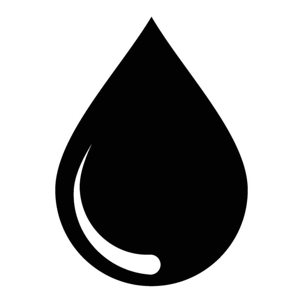 water drop icon vector
