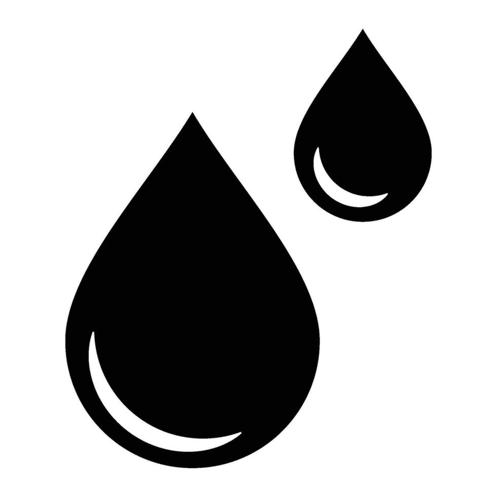 water drop icon vector