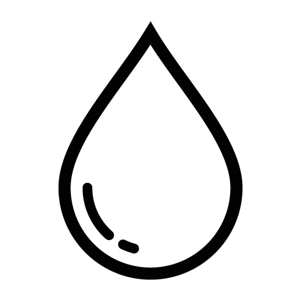 water drop icon vector