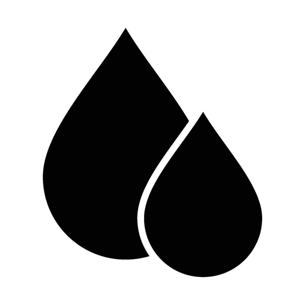 water drop icon vector