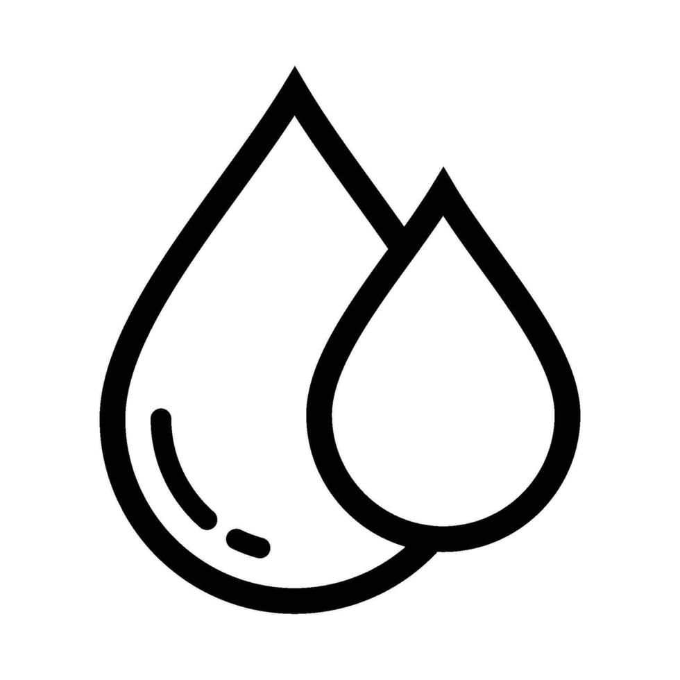 water drop icon vector