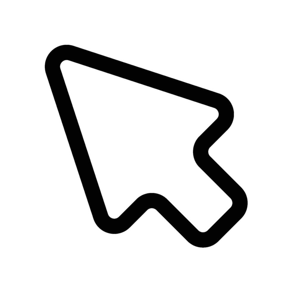 cursor icon, mouse arrow icon vector