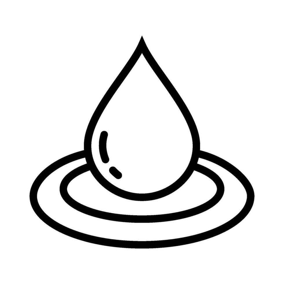 water drop icon vector