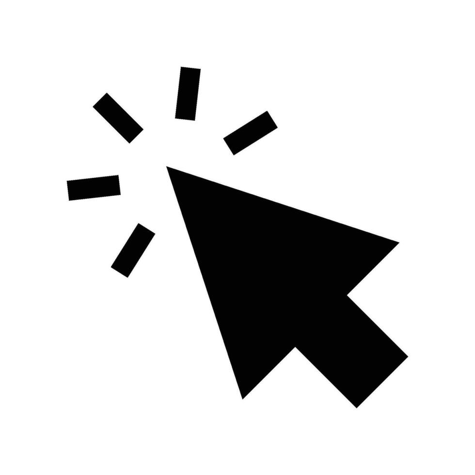 cursor icon, mouse arrow icon vector