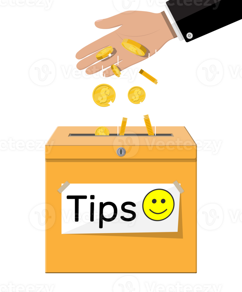 Tip box full of cash. png