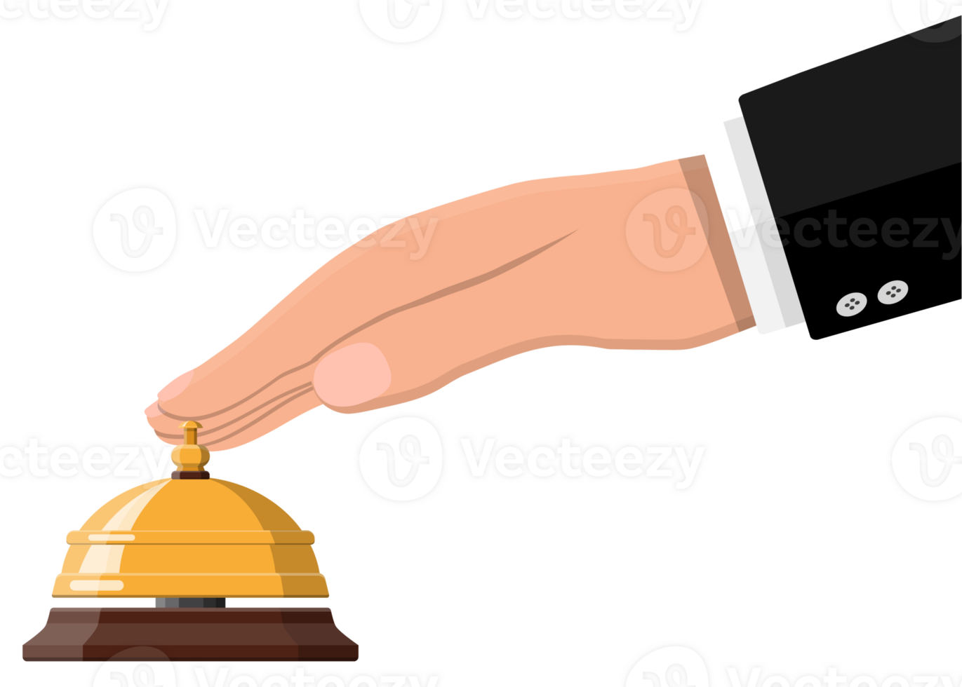Reception service bell png