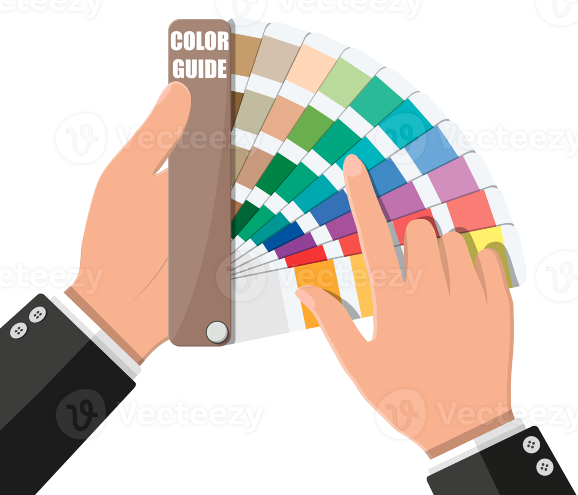 Color swatch, color palette guide png