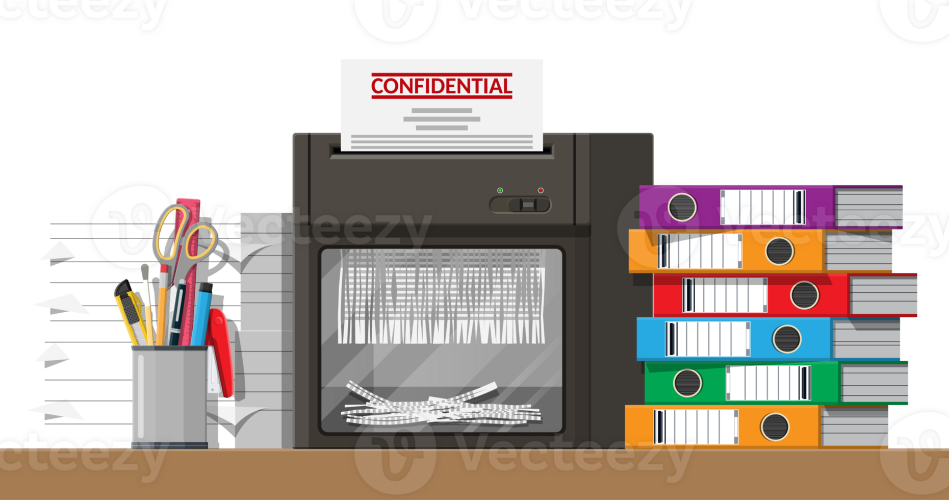Hand putting contract paper in shredder machine png