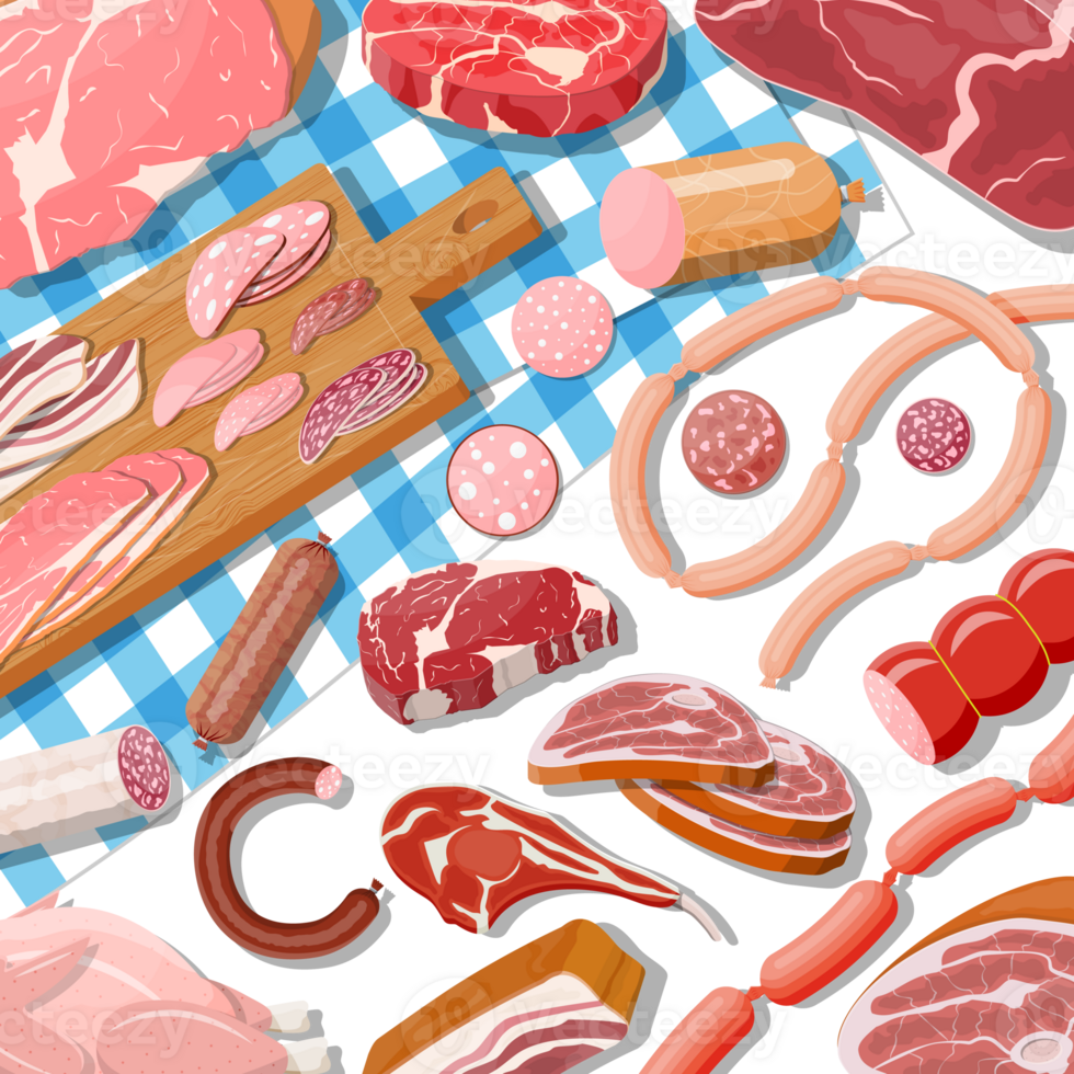 Collection of meat. png