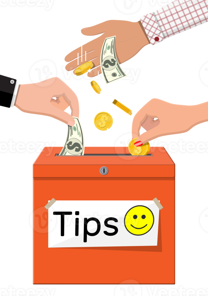 Tip box full of cash. png