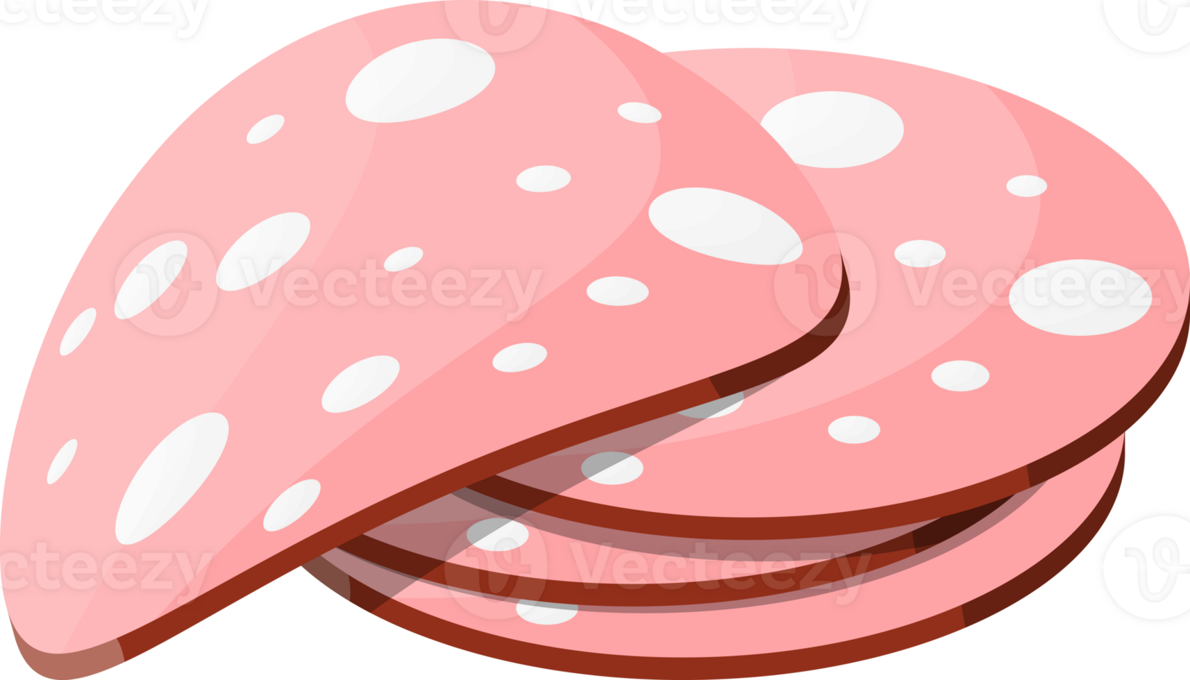 Meat sausage slice png