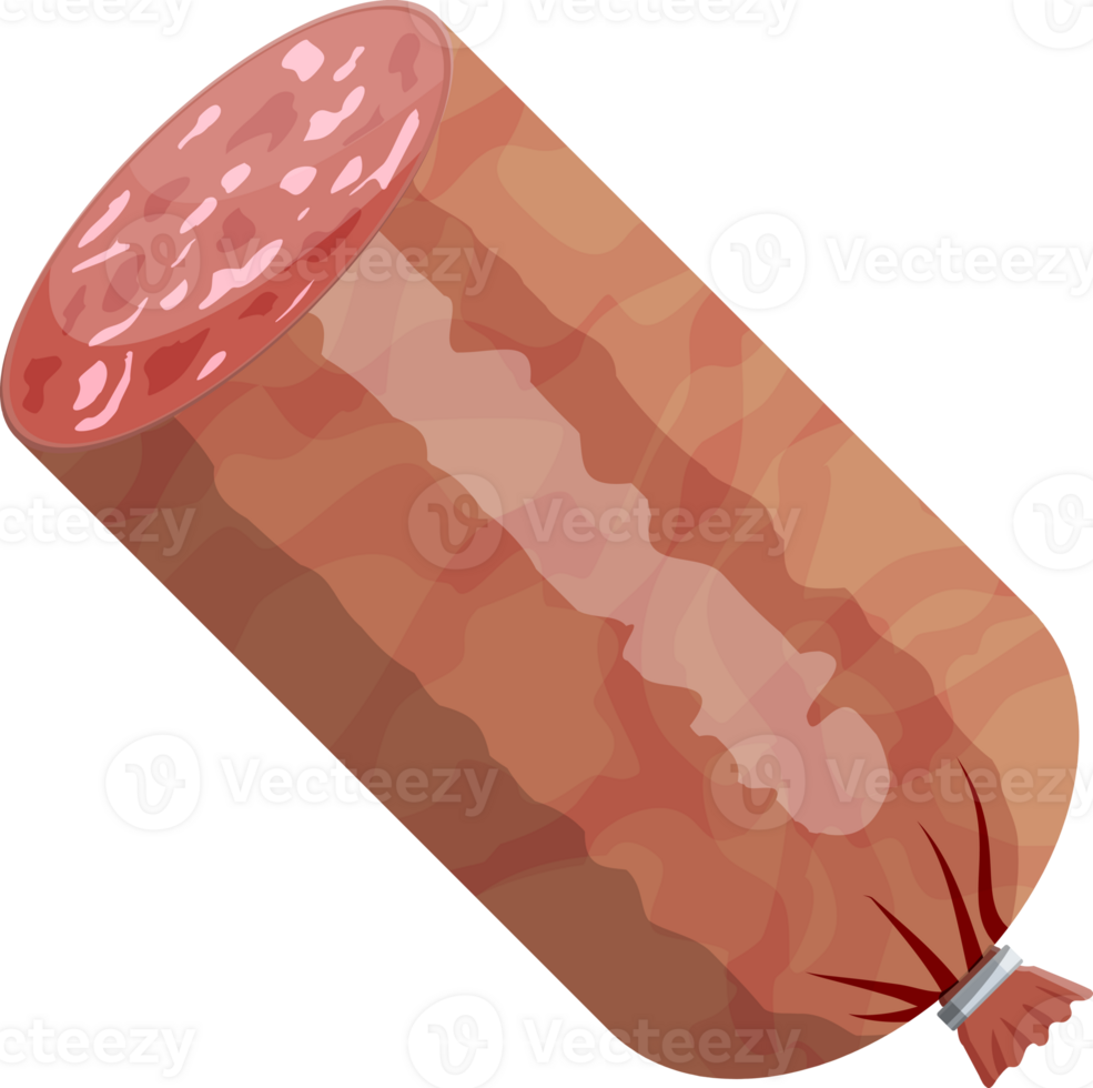 Meat sausage product of beef, pork or chicken png